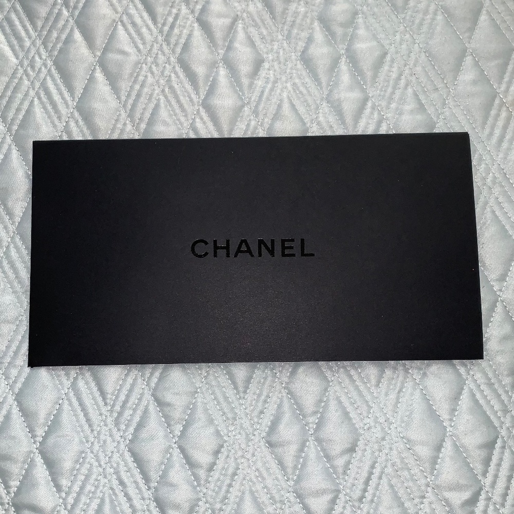 Authentic Chanel Gift Receipt Slide Envelope
